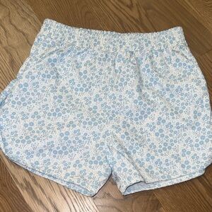 Southern Smocked Company Floral Athletic Shorts